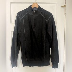 Knit Pullover with Zipper